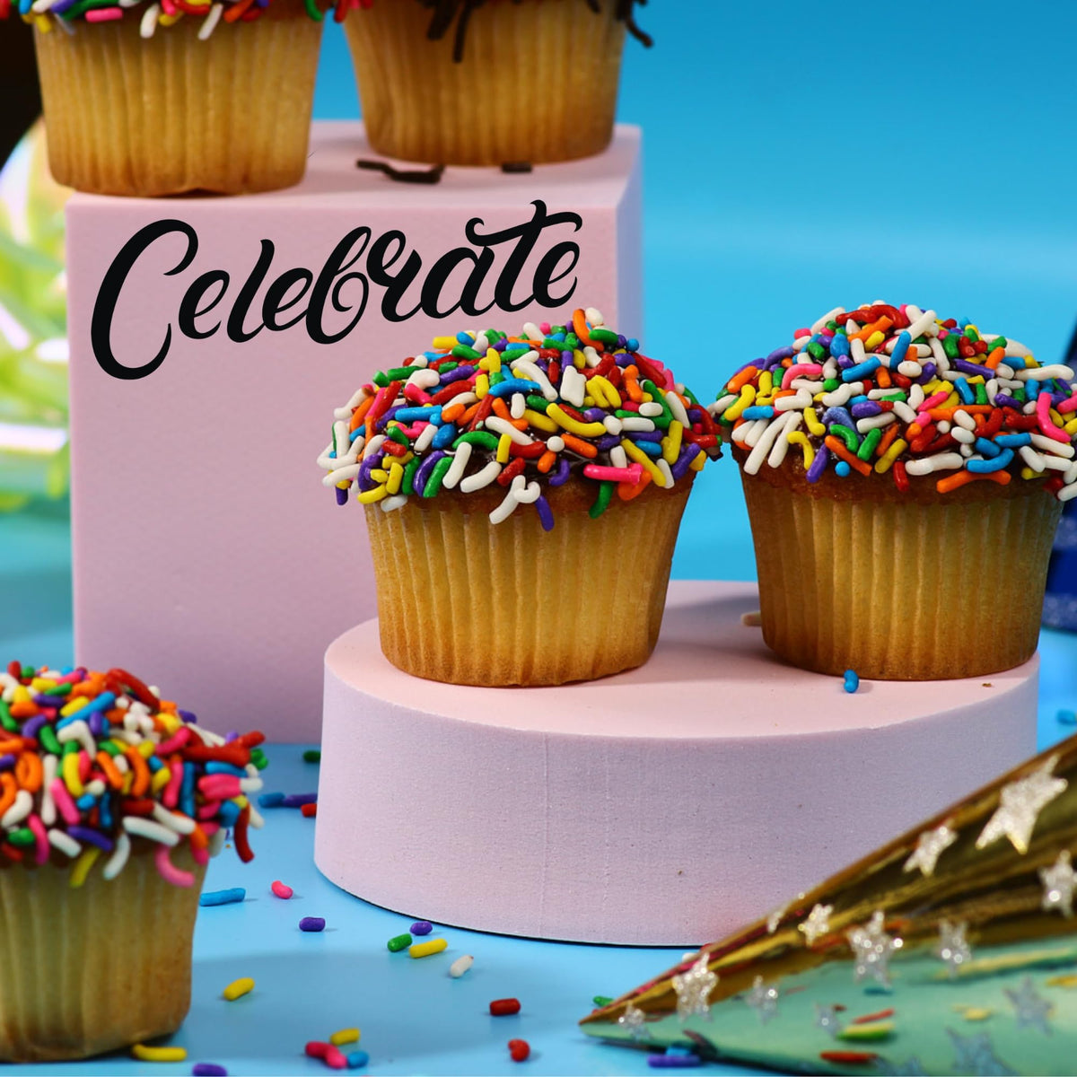 Stern's Bakery 9-count cupcakes ideal for birthdays and celebrations.
