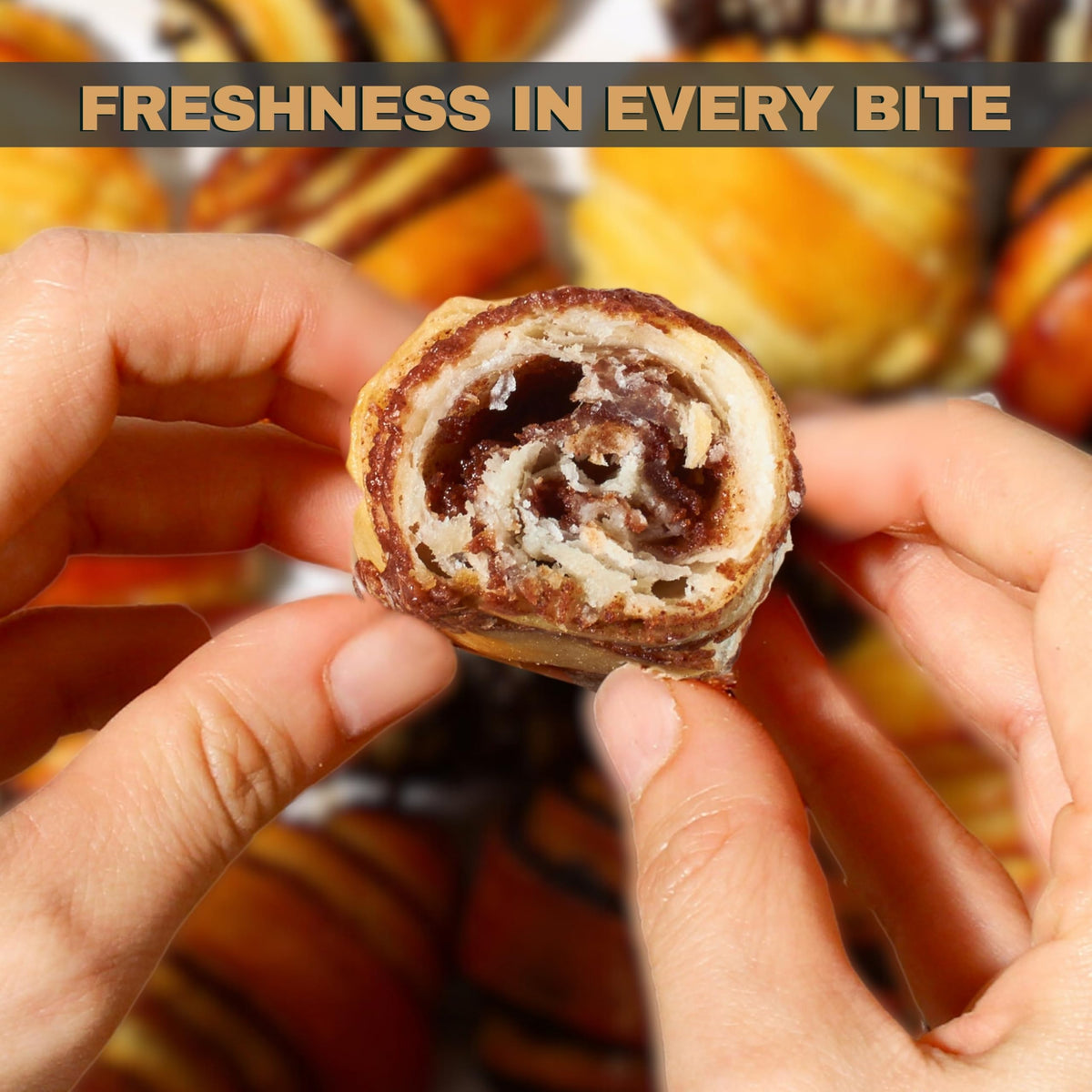 Stern’s Bakery breakfast with coffee features a buttery, flaky croissant for mornings.