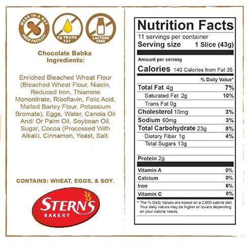 Stern’s Bakery Packaging – packaging keeps freshness in every boxed babka.