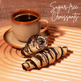 Stern's Bakery chocolate babka slice showing swirled layers, ideal for festive breakfasts.