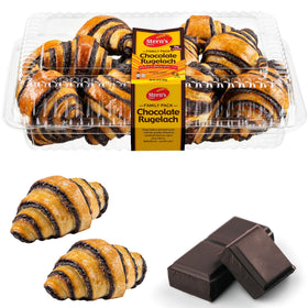 Sterns Bakery chocolate croissants on a board, ideal for gifting.