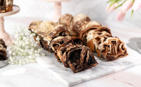 Stern's Bakery Cinnamon Babka Coffee Pairing perfect with a cup of brew