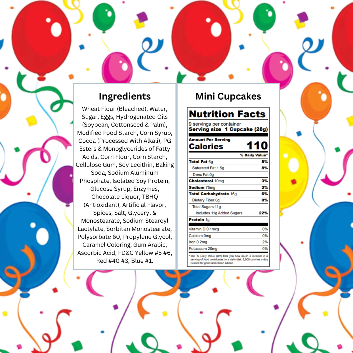 Stern's Bakery gift-note option adds a personal touch to celebrations.