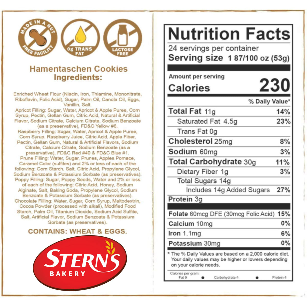 Stern’s Bakery gift-ready cookies are perfect for gifting and celebrations.