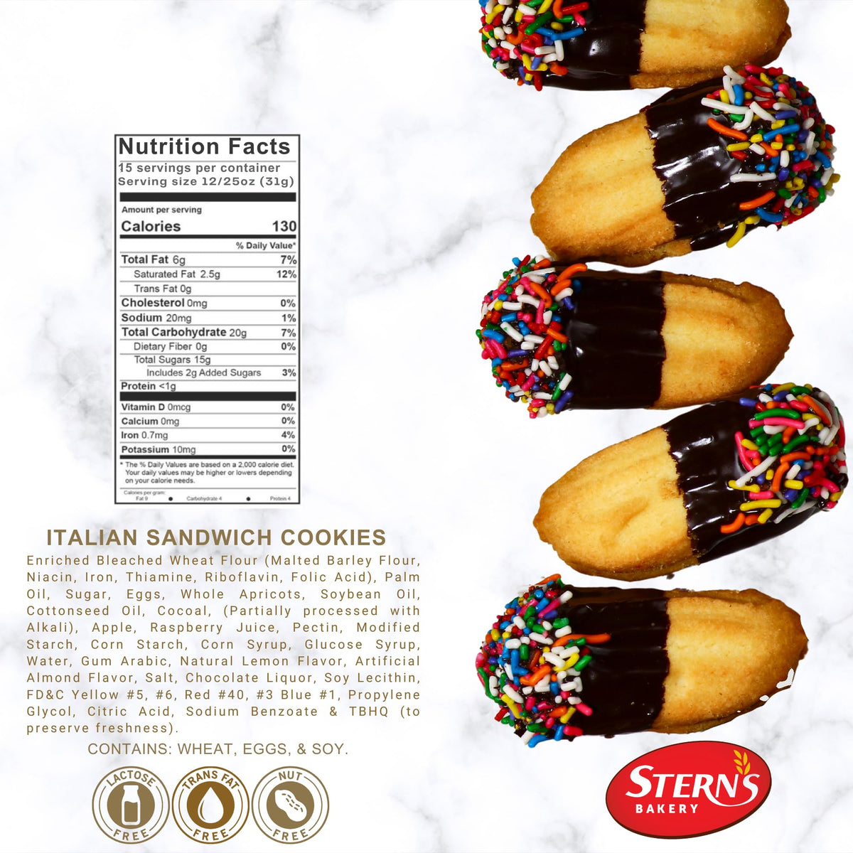 Stern's Bakery gourmet cookie gift assortment highlights refined texture and aroma.
