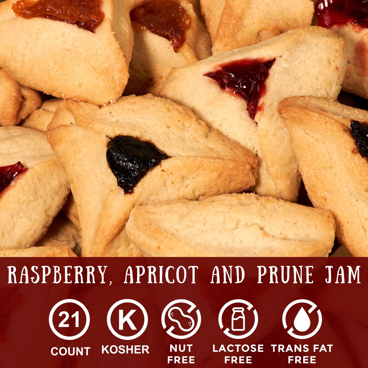 Stern's Bakery hamentaschen apricot-fill cookies for festive occasions