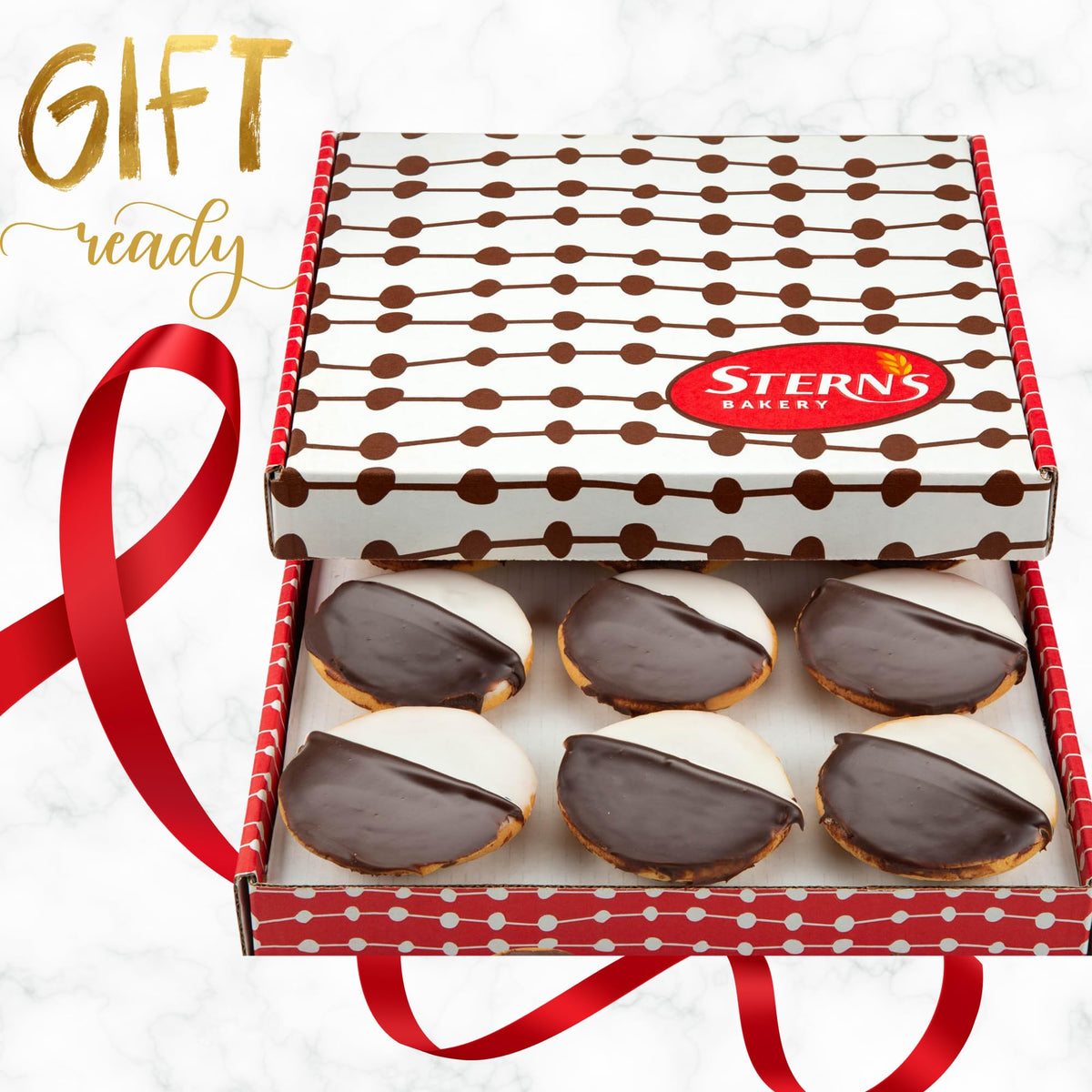 Stern's Bakery individually wrapped cookies preserve freshness during shipping