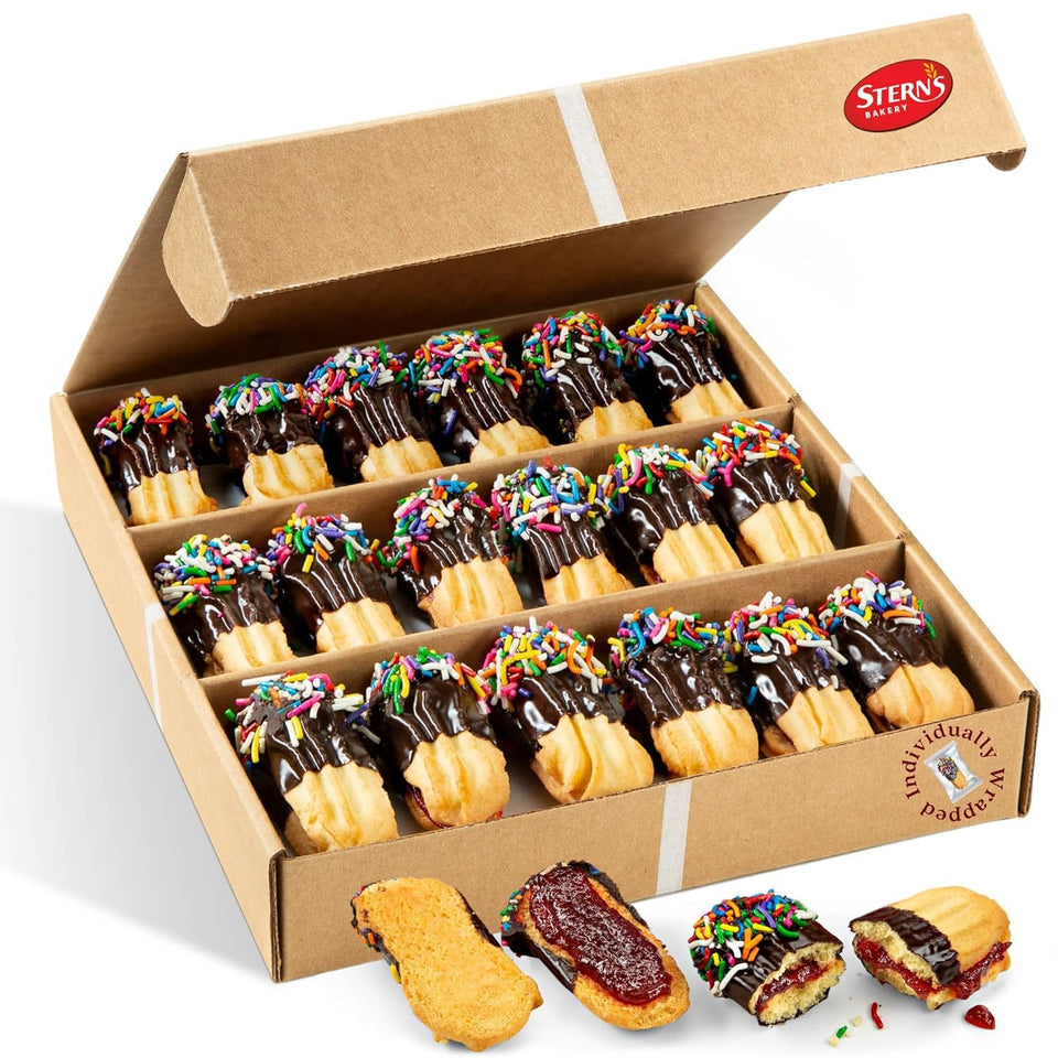 Stern's Bakery Italian cookies gift box showcases variety for sharing.