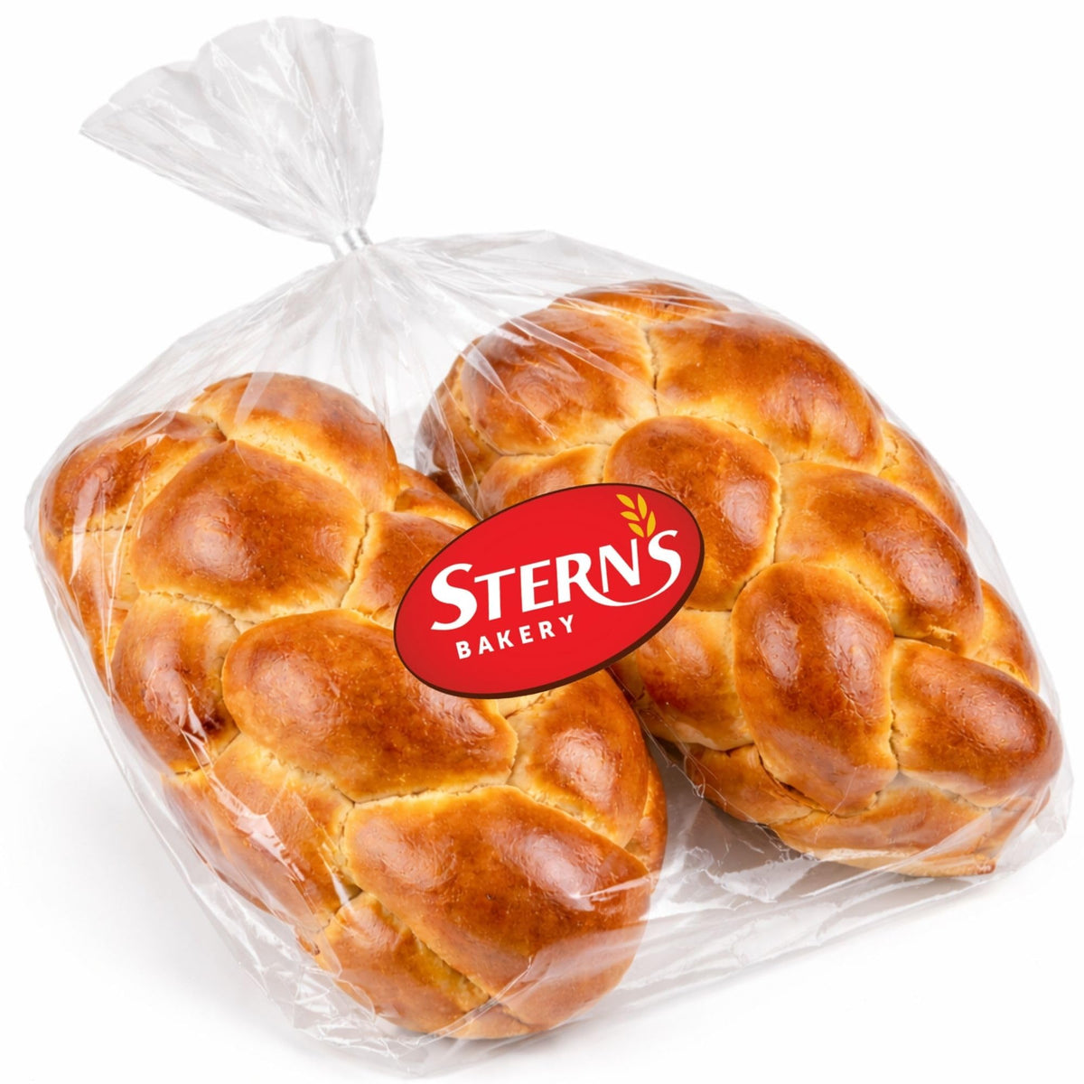 Stern's Bakery kosher challah round loaf, fresh daily for Shabbat gatherings.