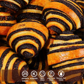 Sterns Bakery rugelach pastries close-up, perfect for sharing.