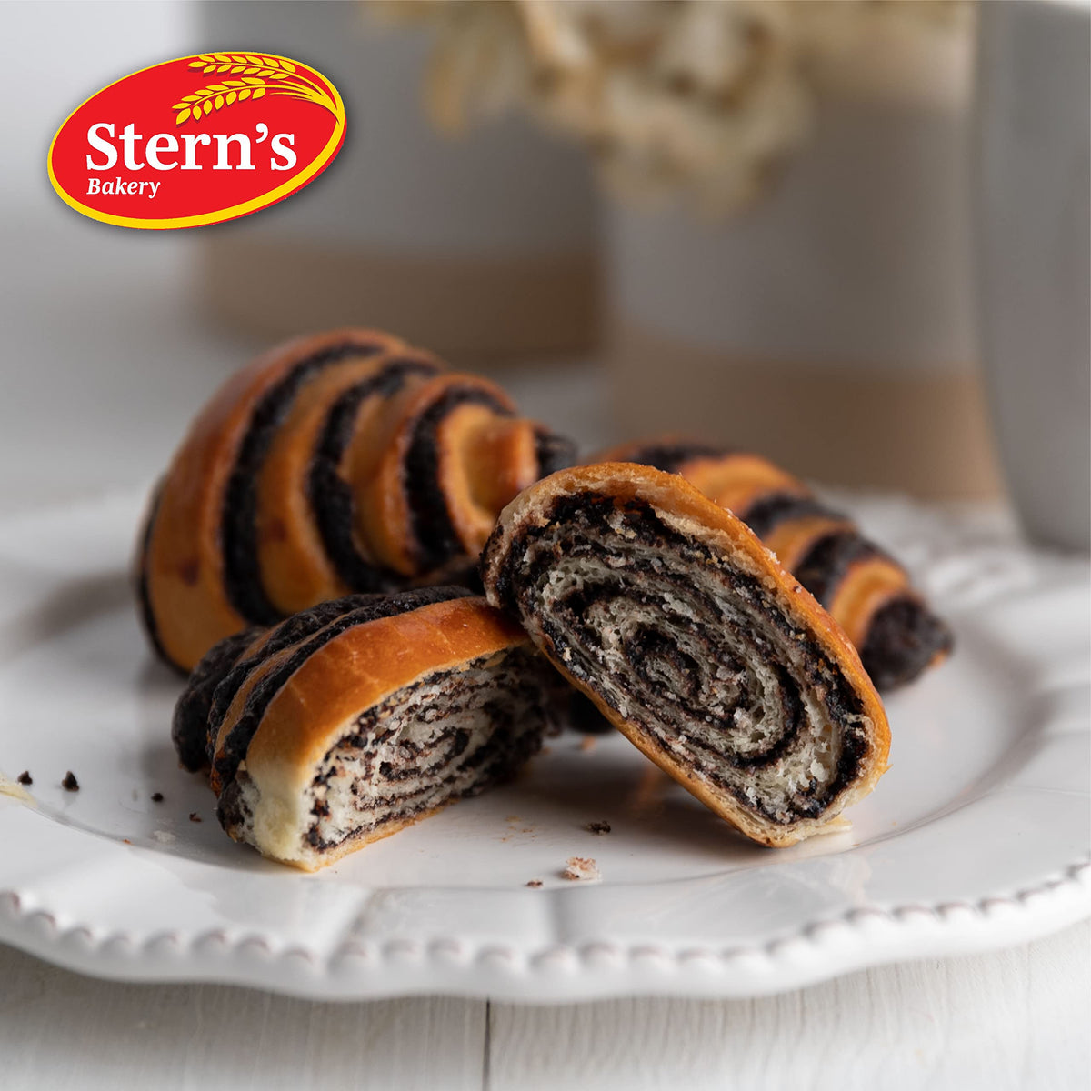 Stern's Bakery chocolate croissant-style rugelach assembly detail.