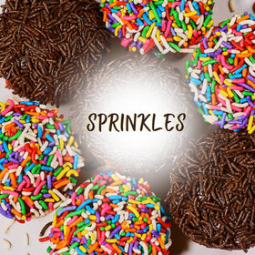 Sterns Bakery colorful sprinkles topping provides a festive look and texture