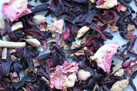 Steven Smith Teamaker Big Hibiscus No.24 caffeine-free label on packaging