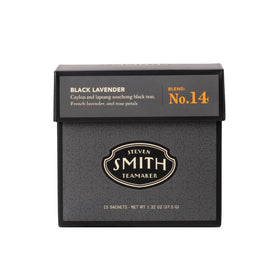 Steven Smith Teamaker Black Lavender No.14 package front with premium aroma preview