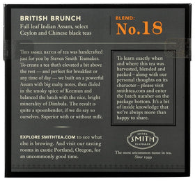Steven Smith Teamaker Brahmin tea steeping in a cup highlights rich color and aroma.