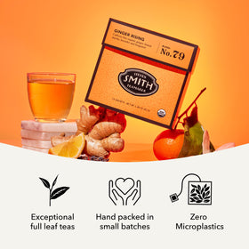 Steven Smith Teamaker Ginger Rising No. 79 steeping in a cup invites comforting aromas.