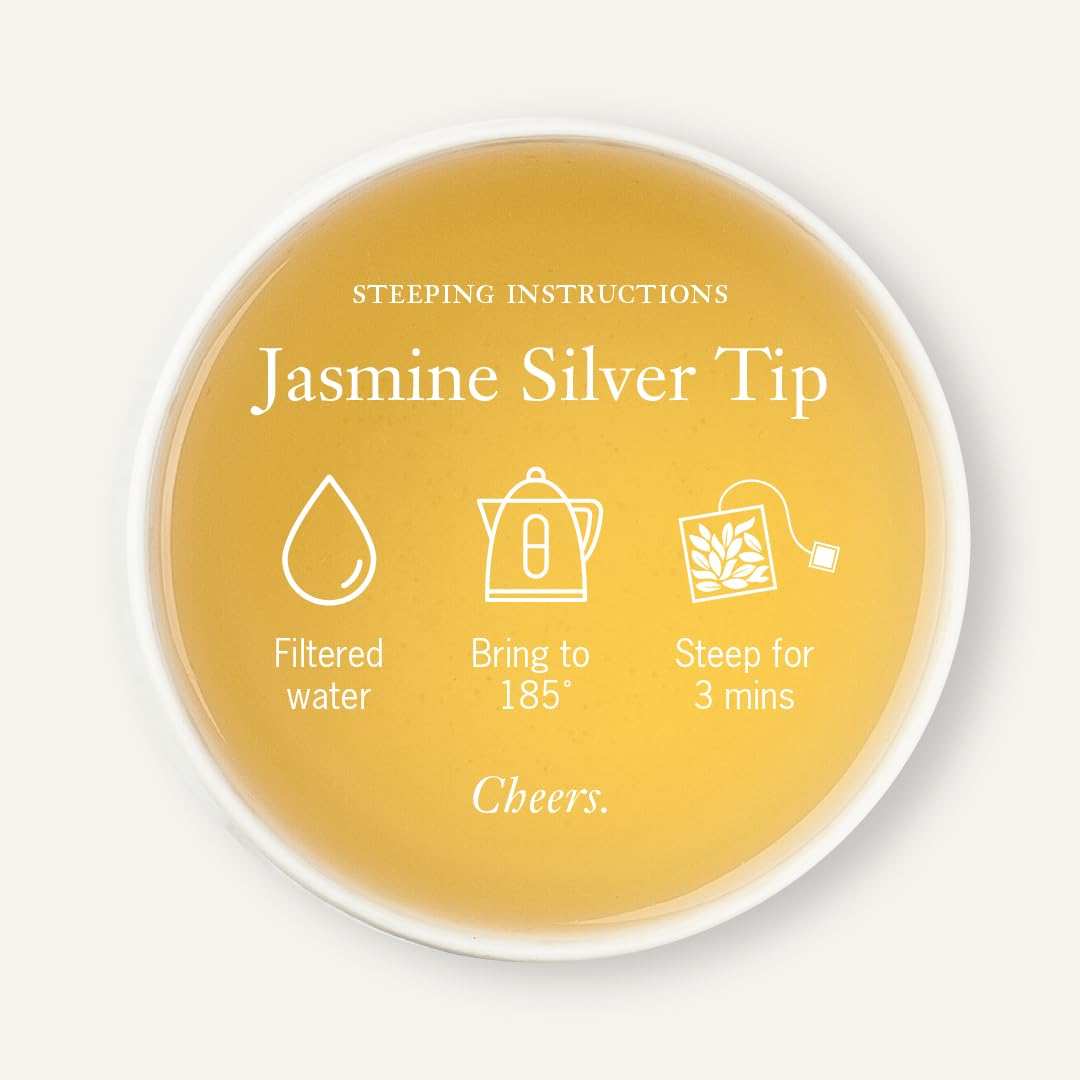 Plant-based, compostable sachets from Jasmine Silver Tip No 96