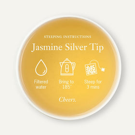 Plant-based, compostable sachets from Jasmine Silver Tip No 96