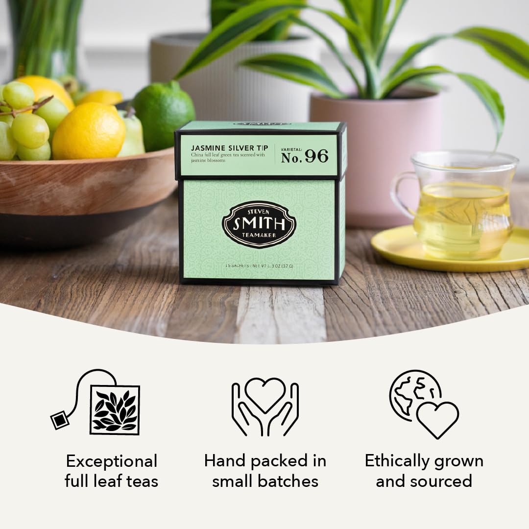Sustainably grown Jasmine Silver Tip No 96 tea leaves