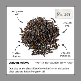 Steven Smith Teamaker Lord Bergamot No. 55 cup during steep shows citrus aroma.