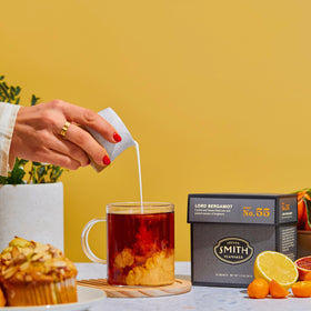 Lord Bergamot No. 55 sachets are compostable, supporting sustainable routines