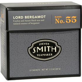 Steven Smith Teamaker Lord Bergamot tea brew close-up, highlighting bright citrus aroma.