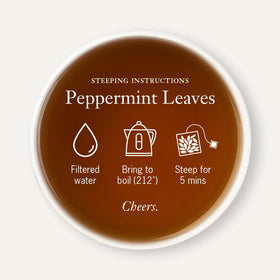 Steven Smith Teamaker peppermint leaves No. 45 compostable tea sachets