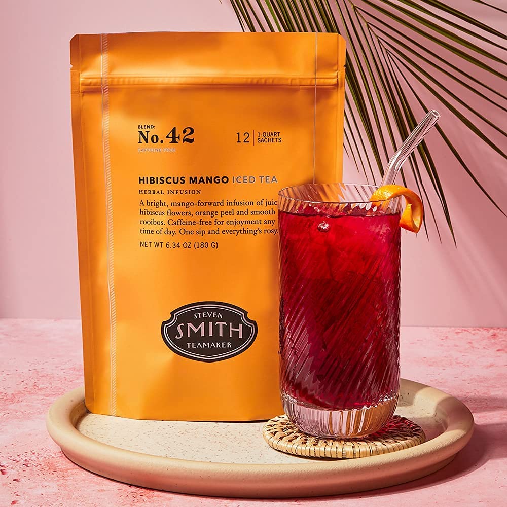 Steven Smith Teamaker plant-based tea bags showcase eco-friendly, compostable packaging