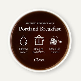 Steven Smith Teamaker Portland Breakfast sustainably grown tea, supporting planet-friendly sipping.