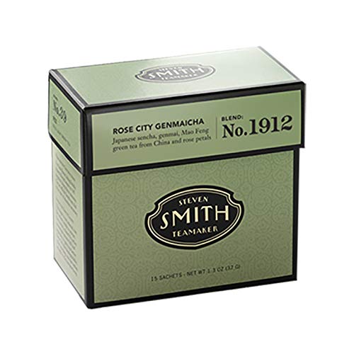 Genmai toasted rice presence in Rose City Genmaicha blend.