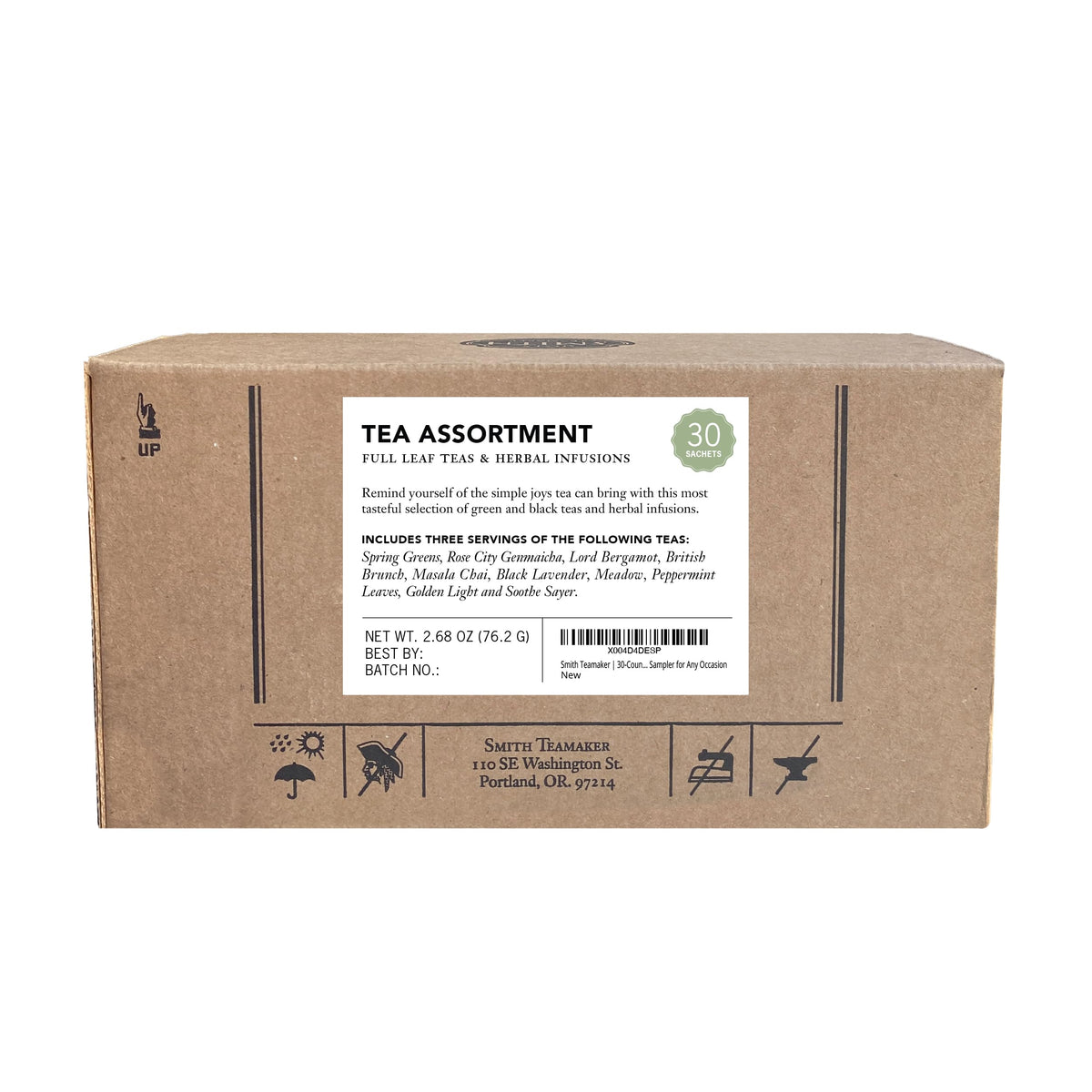 Steven Smith Teamaker British Brunch black tea sachets inspire a refined afternoon break.