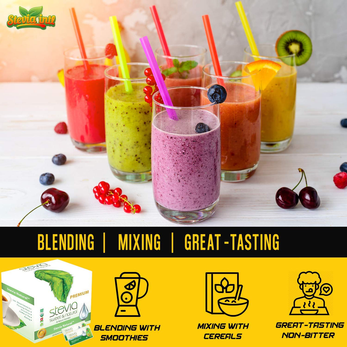 Stevia Intl Stevia powder used in baking for keto-friendly treats.