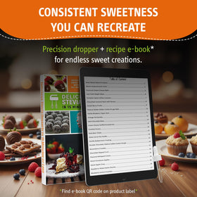 Stevia Select liquid drops packaging front highlights keto-friendly sugar substitute.