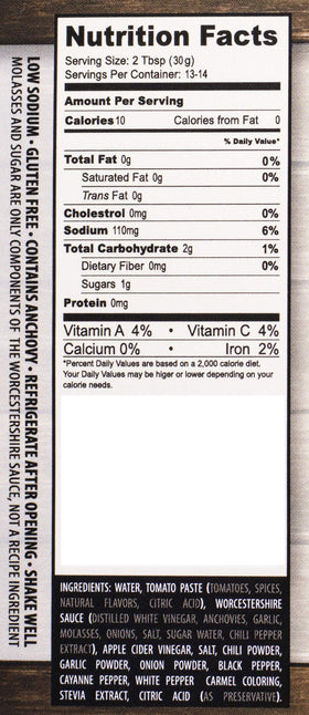 Stevia Sweet BBQ bottle label highlighting keto and paleo friendly sauce