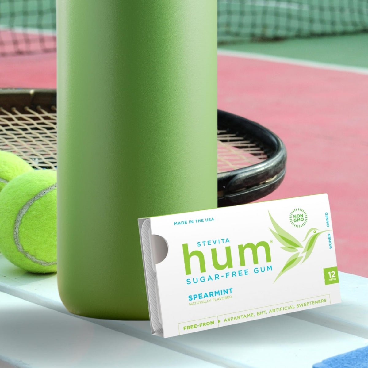Keto friendly, gluten free Stevita Hum gum for vegetarian diets