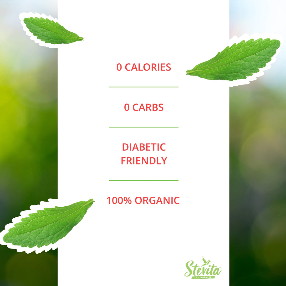 Stevita Organic Stevia Extra Sweet added to coffee for rich flavor.