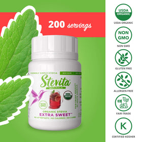 Stevita Organic Stevia in smoothies provides natural sweetness without sugar.