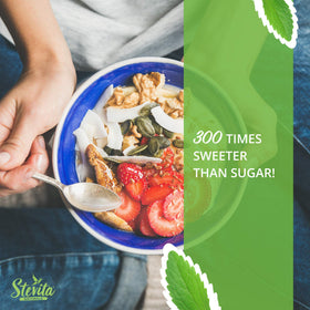 Stevita Organic Stevia Extra Sweet in tea adds light sweetness.