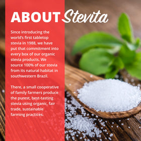 Stevita Organic Stevia Extra Sweet holds USDA Organic certification.