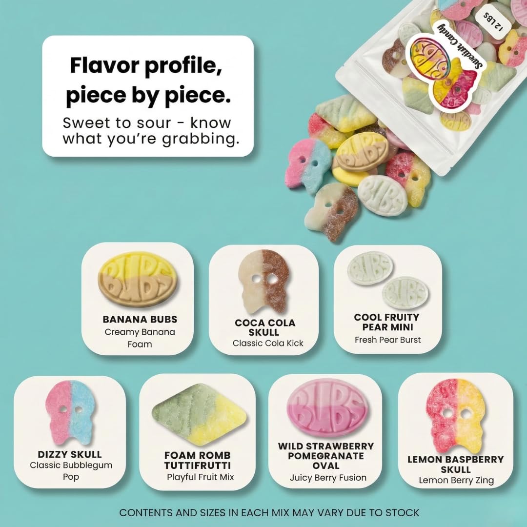 STEYDA foam candies show soft, springy texture and playful shapes.