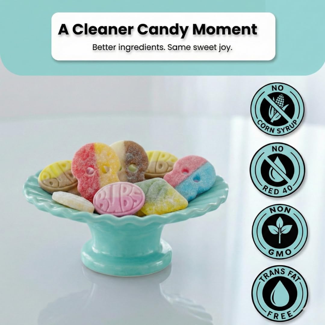 STEYDA sour candies with tangy coating and bright finish.