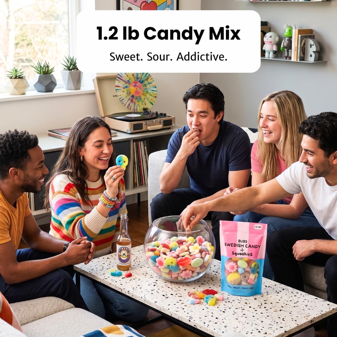 STEYDA Swedish Fish add chewy, fruity classics for snacking.