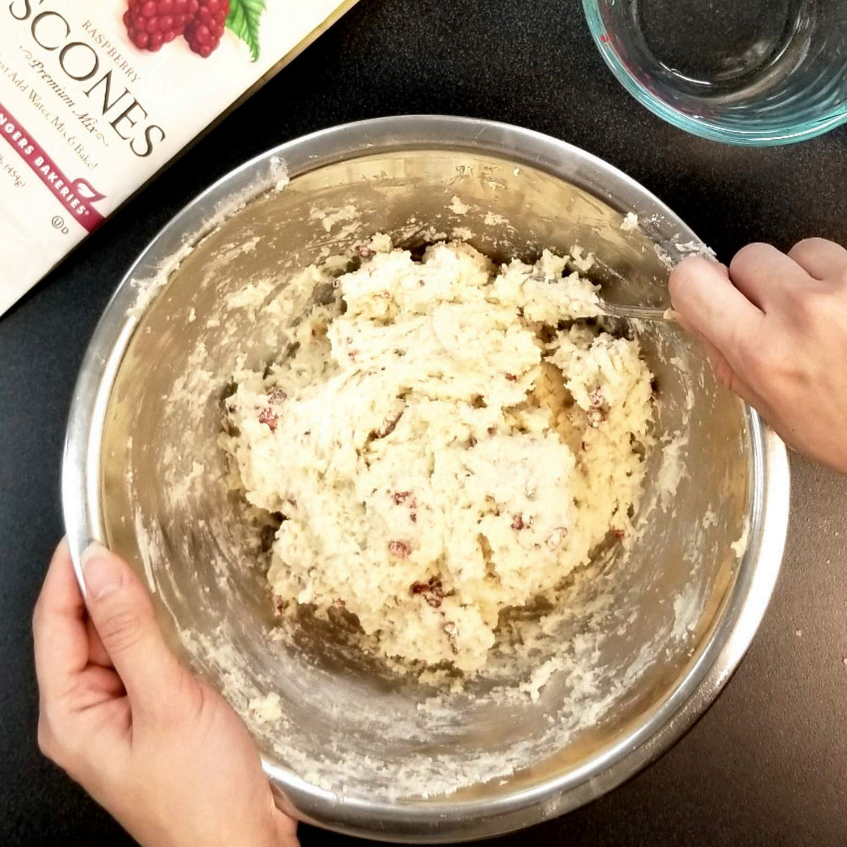 Kosher-certified Sticky Fingers scone mix without artificial flavors or colors