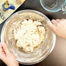 Sticky Fingers finished scones on a plate, perfect with jam or butter.