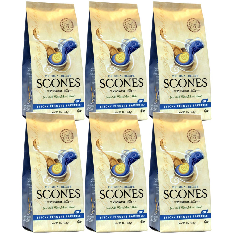 Sticky Fingers Original Scone Mix pack ready for quick, delicious bake.