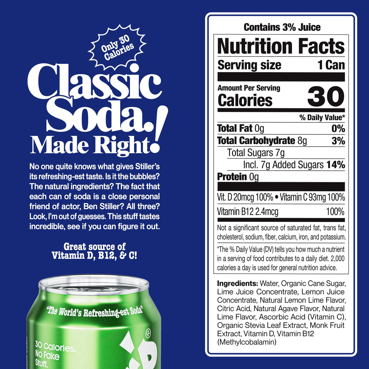 STILLER'S bubbles close-up emphasizing light carbonation and caffeine-free fizz