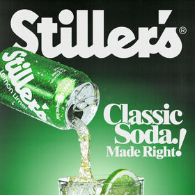 STILLER'S label close-up highlighting natural ingredients and vitamin content