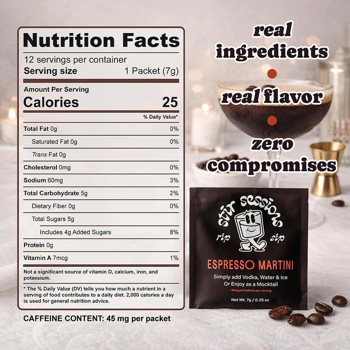 Stir Sessions travel-friendly cocktail mix packets ideal for on-the-go entertaining.