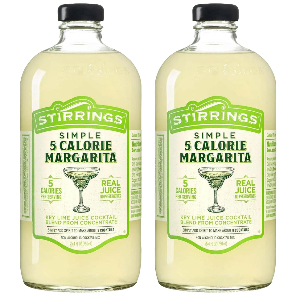 Stirrings Margarita Mix bottle ready for crowd-pleasing margaritas.