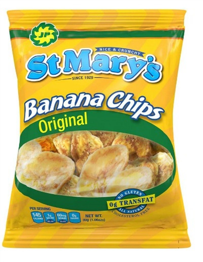St. Mary's Banana Chips pack for convenient on-the-go snacking